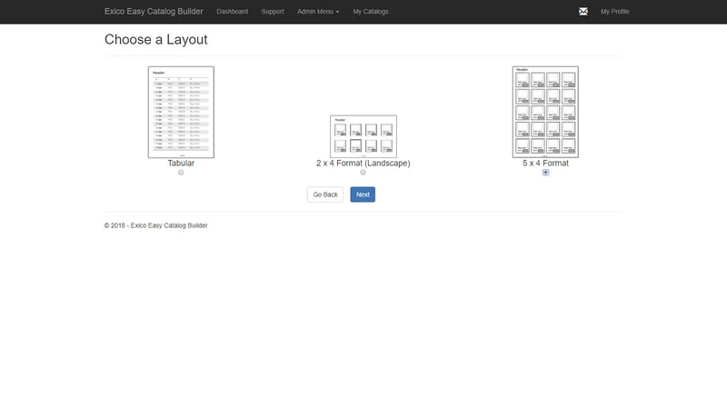 Exico Easy Catalog Builder