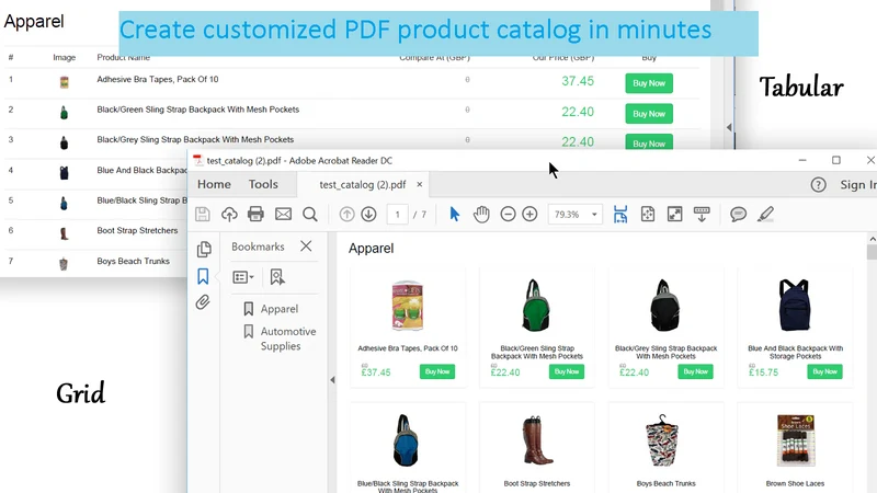 Exico Easy Catalog Builder