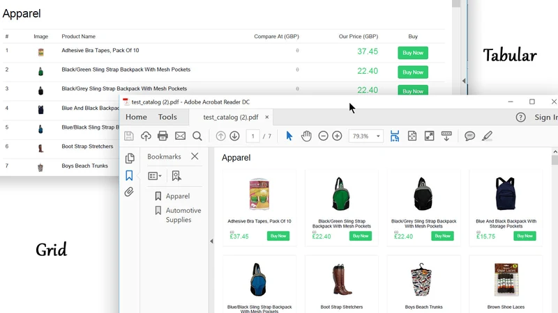 Exico Easy Catalog Builder