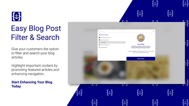 Ahoi Apps Blog Filter & Search