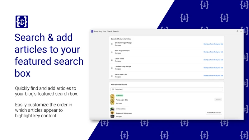 Ahoi Apps Blog Filter & Search