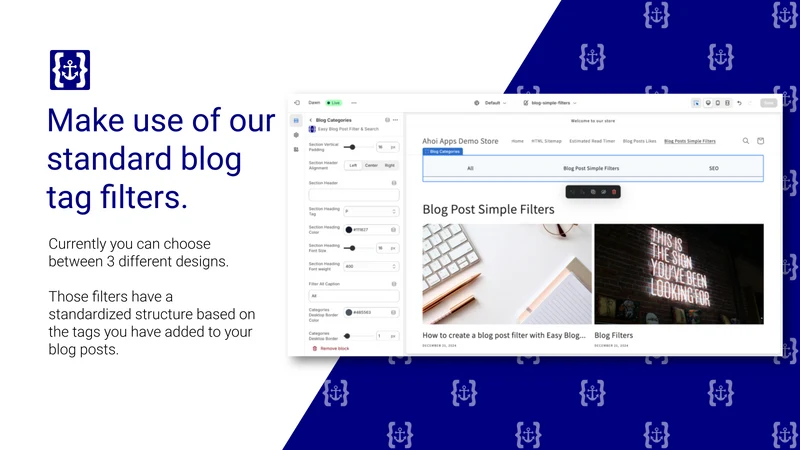 Ahoi Apps Blog Filter & Search