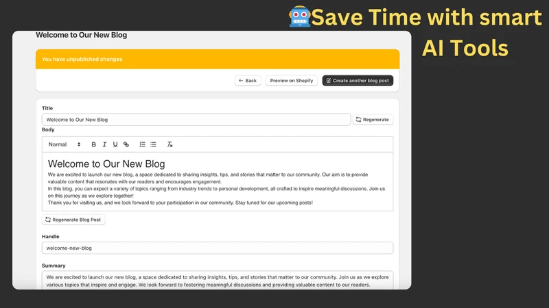 Easy Blog: SEO AI Blog Posts