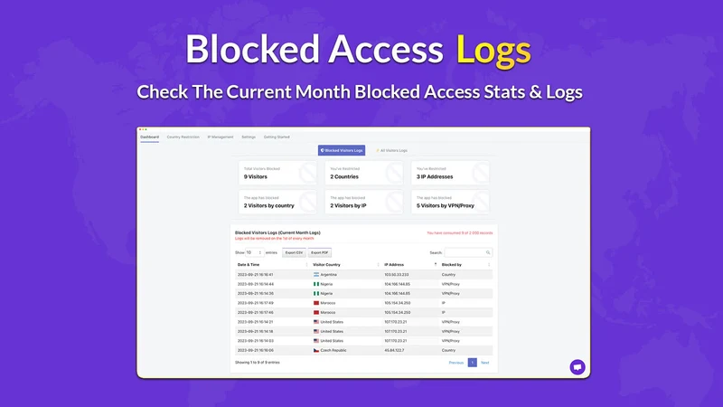 Country Blocker Fraud Securify