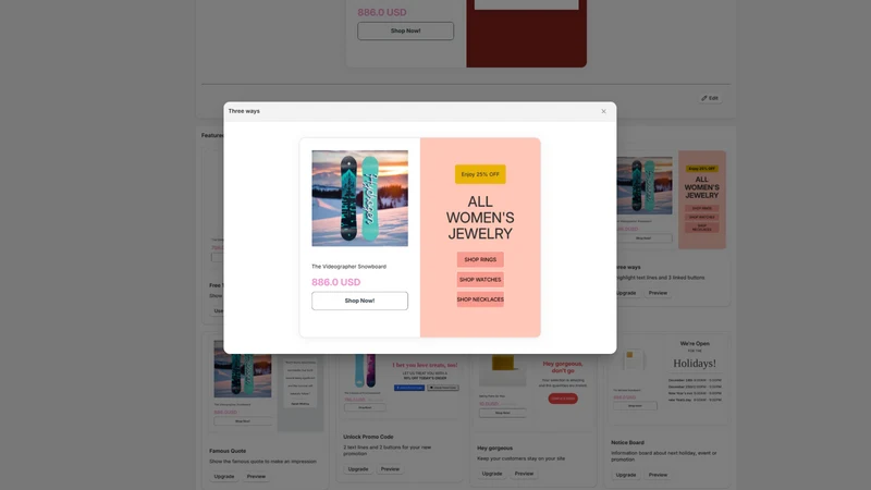 GloryApps ‑ UI Flyer Builder