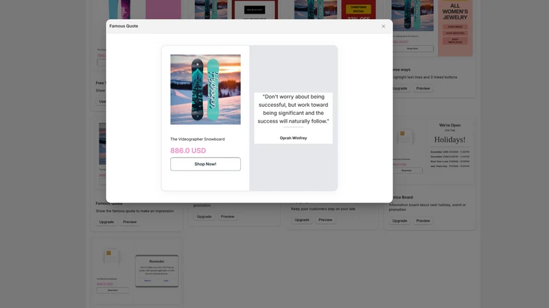 GloryApps ‑ UI Flyer Builder