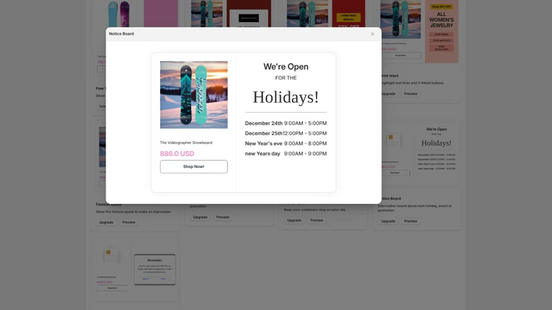GloryApps ‑ UI Flyer Builder