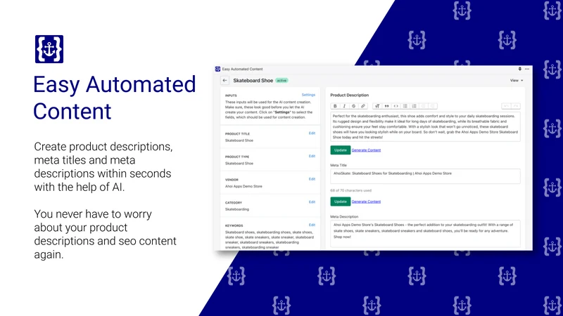 Easy Automated Content with AI
