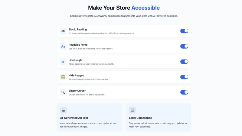 Accessibility & ADA EAA WCAG