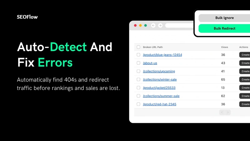 SEOFlow – 404 Link Redirect