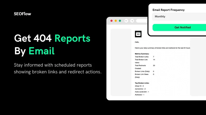 SEOFlow – 404 Link Redirect