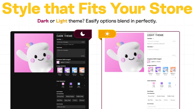 Easify Custom Product Options