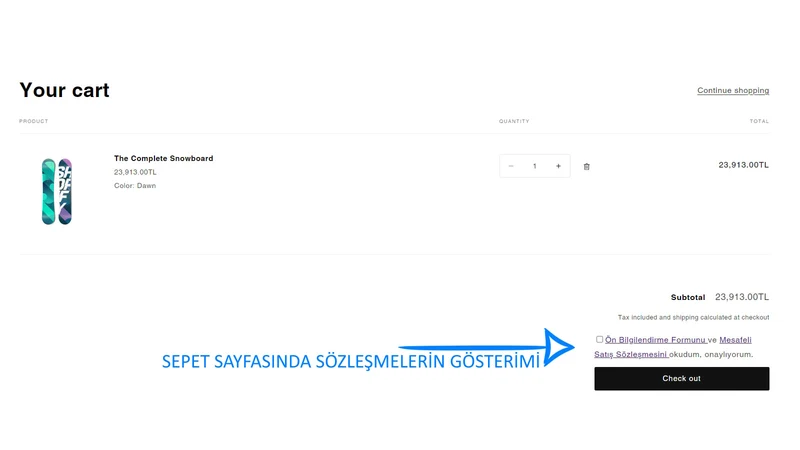 E‑Ticaret & KVKK Sözleşmeleri