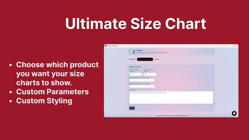 Quick Size Chart & Size Guide
