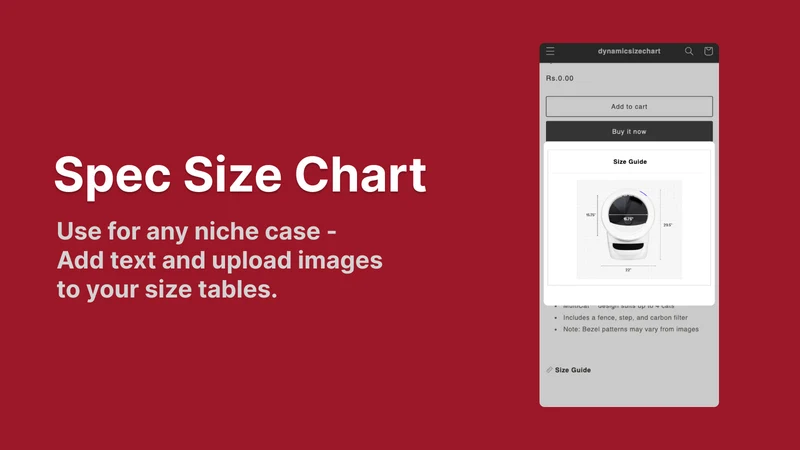 Quick Size Chart & Size Guide