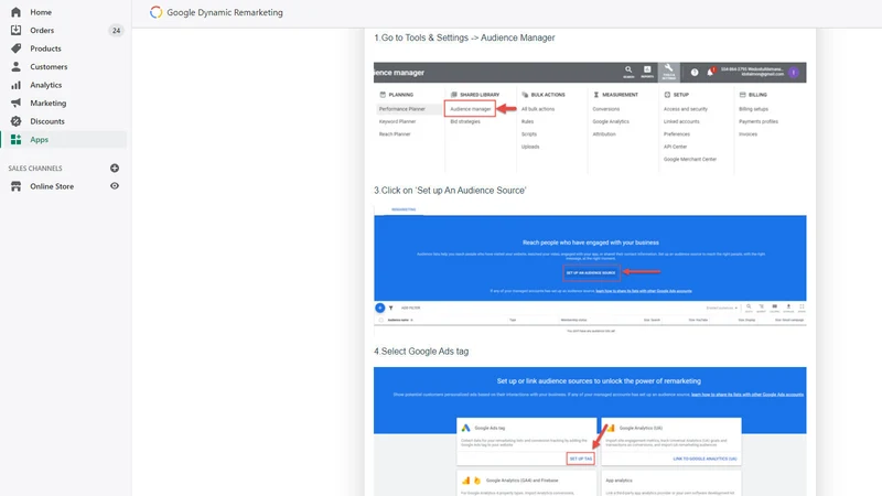 Google Dynamic Remarketing WDS
