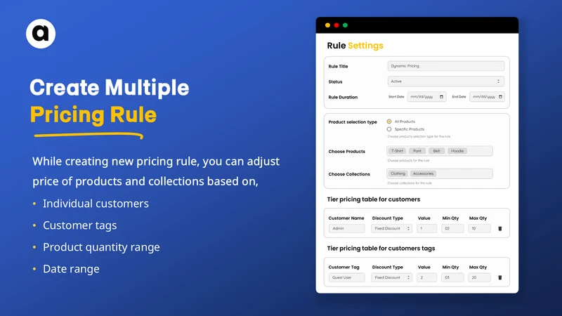 Addify ‑ Dynamic Pricing