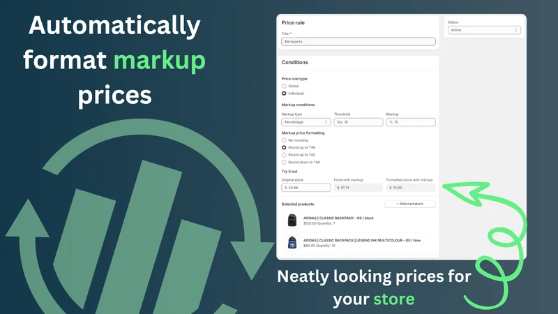 Dynamic markup