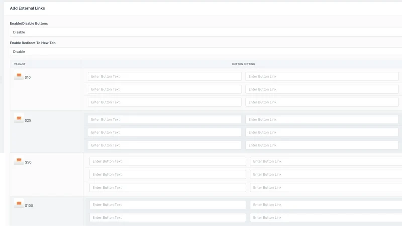 Ecomhub Dynamic External Links
