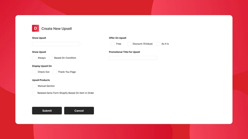 Dynamic Checkout Upsell