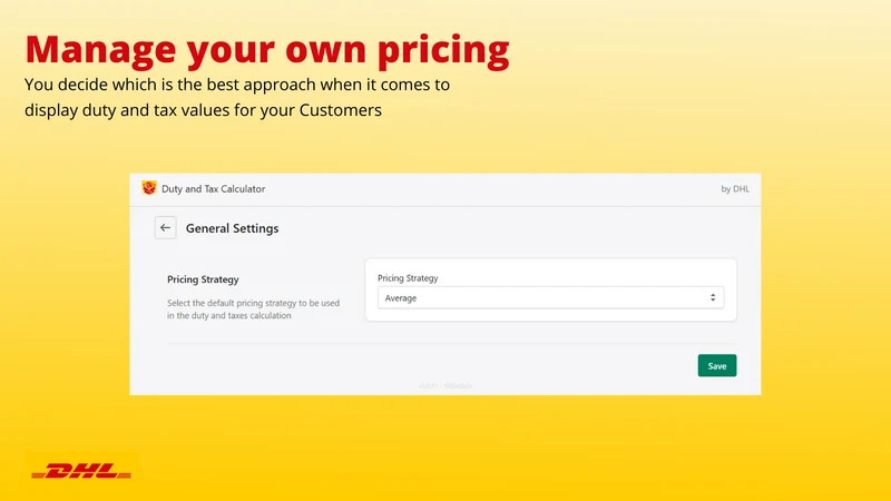 DHL Duty and Tax Calculator