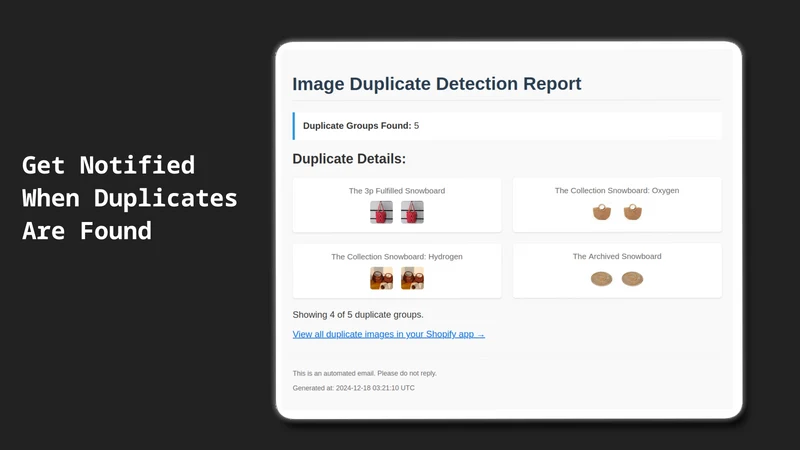 Oh: Remove Duplicate Images