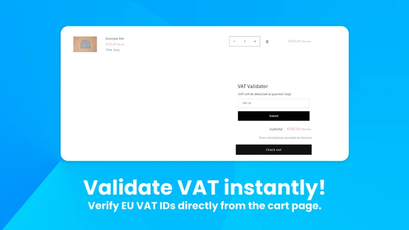 EUR Tax Dual Price B2B Europe