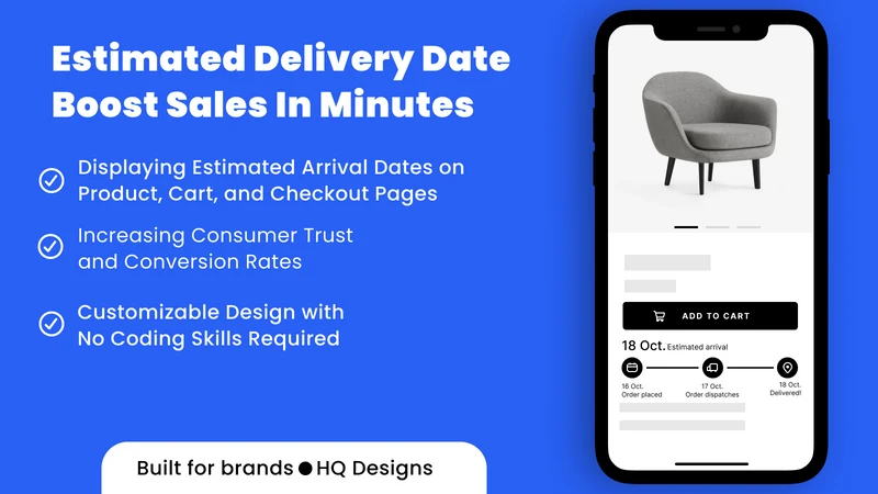Delivery date ‑ PIX