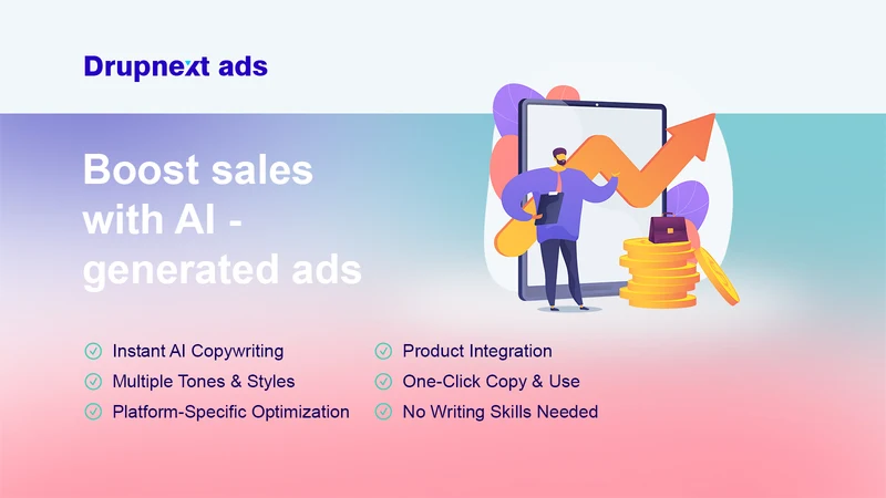 Drupnext Ads: AI + Tracking