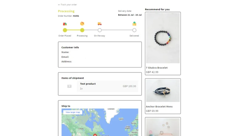 DropTracking ‑ Order Tracking