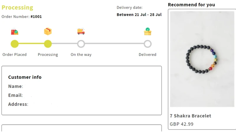 DropTracking ‑ Order Tracking