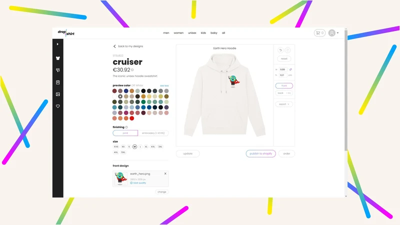 Dropshirt: Eco Print On‑Demand