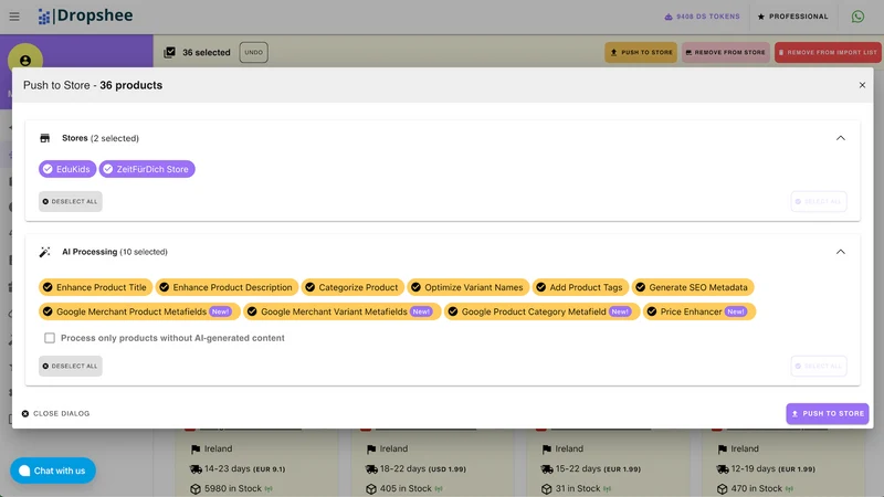 Dropshee AI Dropshipping