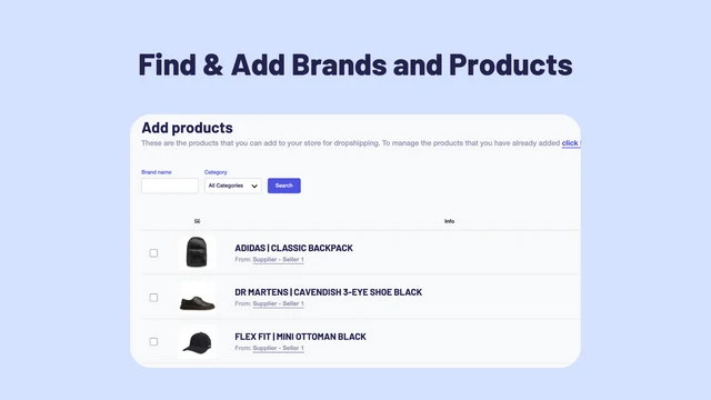 Dropious: Cross‑Store Selling