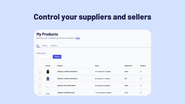 Dropious: Cross‑Store Selling