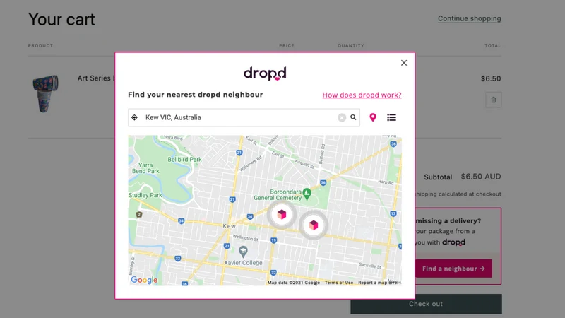 dropd // Click & Collect
