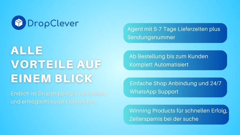 Dropclever ‑ Agent & Produkte