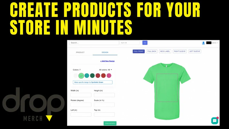 Drop Merch