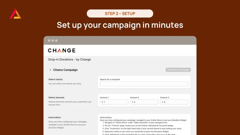 Change: Drop‑in Donations