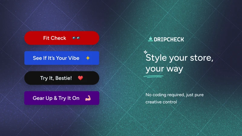 DripCheck Fashion Try‑On