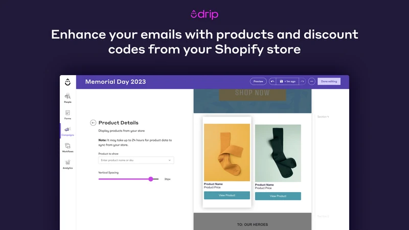 Drip Email Automation & Popups