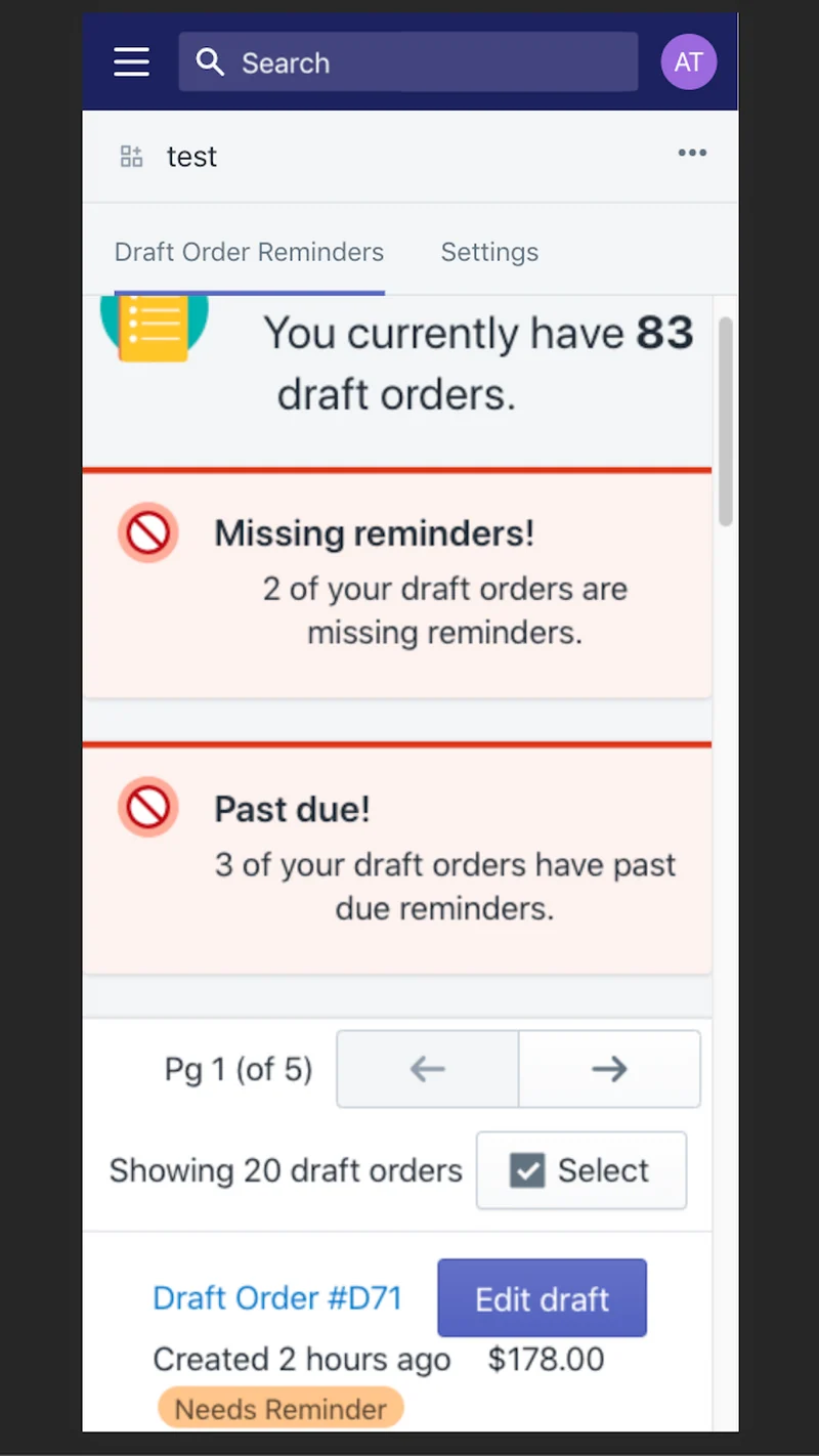 DraftPulse Reminders