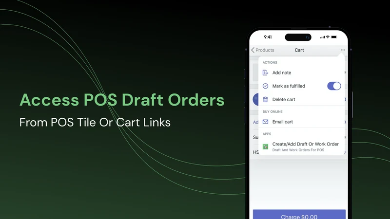 Custom & Draft Orders For POS