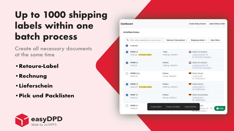 DPD Shipping | easyDPD