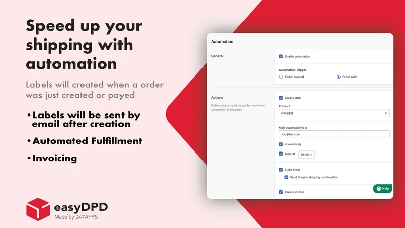 DPD Shipping | easyDPD
