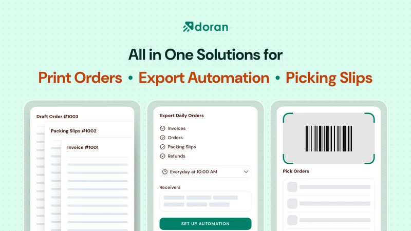 Doran: Order Printer & Pick