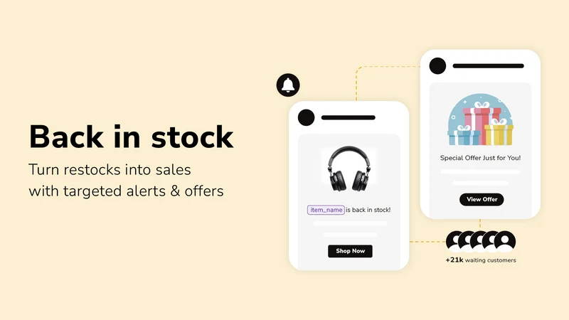 Notify Me: Back in Stock