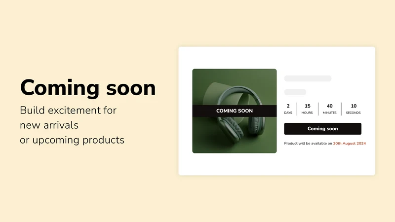 Notify Me: Back in Stock