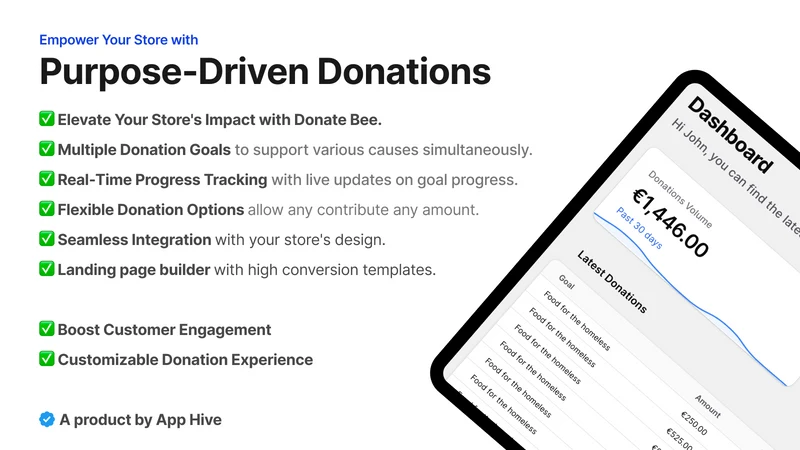 Donate Bee ‑ Easy Donations