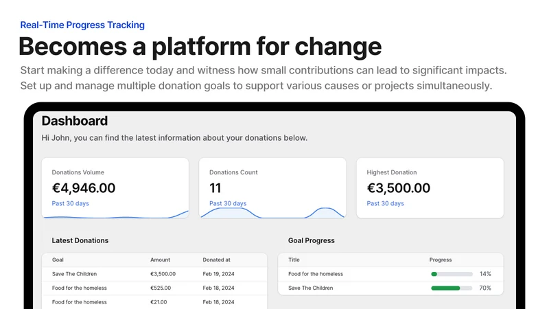 Donate Bee ‑ Easy Donations
